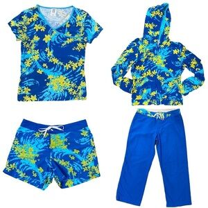 Vtg PATAGONIA Watergirl 4 piece outfit Womens size M (8/10)